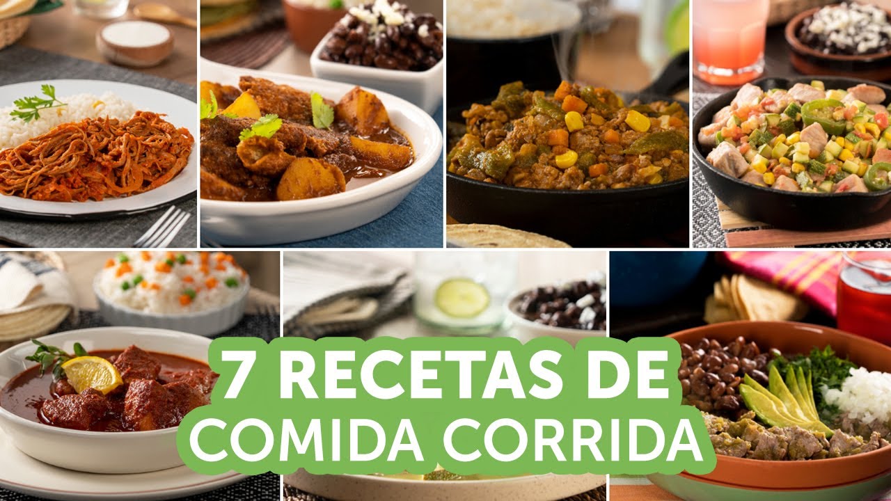 7 recetas de comida corrida | Kiwilimón