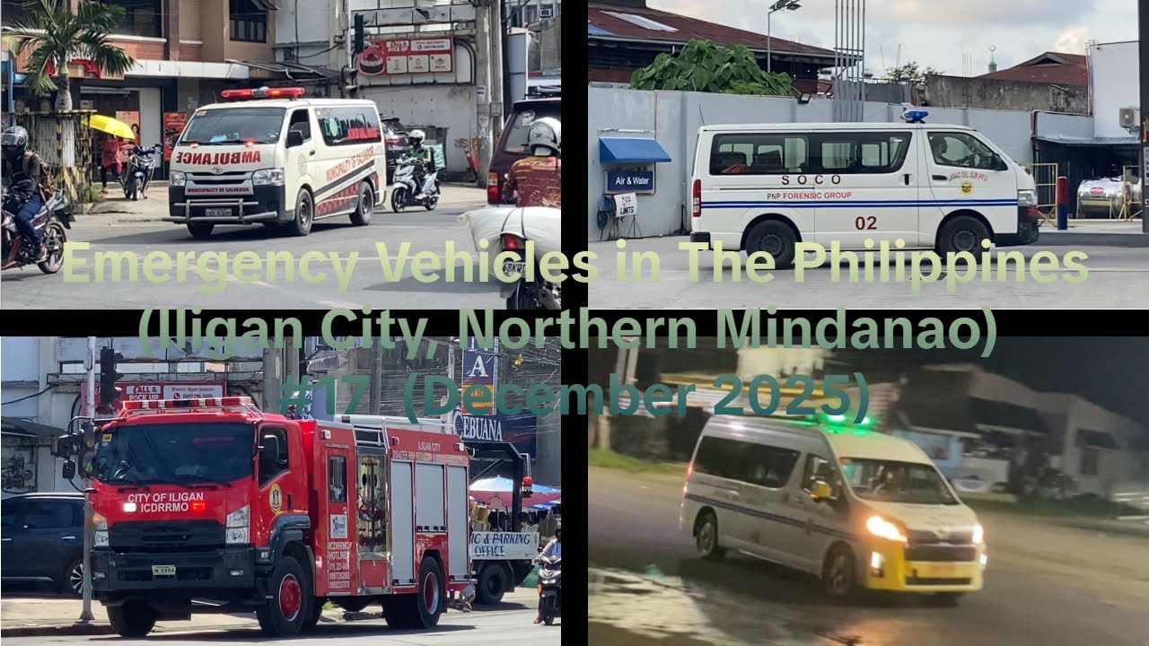 Emergency Vehicles in The Philippines (Iligan City, Northern Mindanao) #15 - (December 2025)