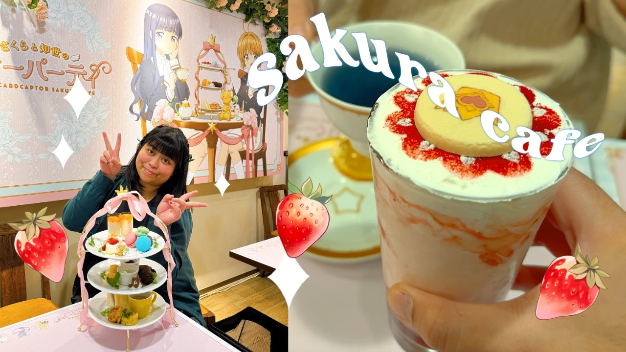 I went to the Cardcaptor Sakura Café ✨🌙✨