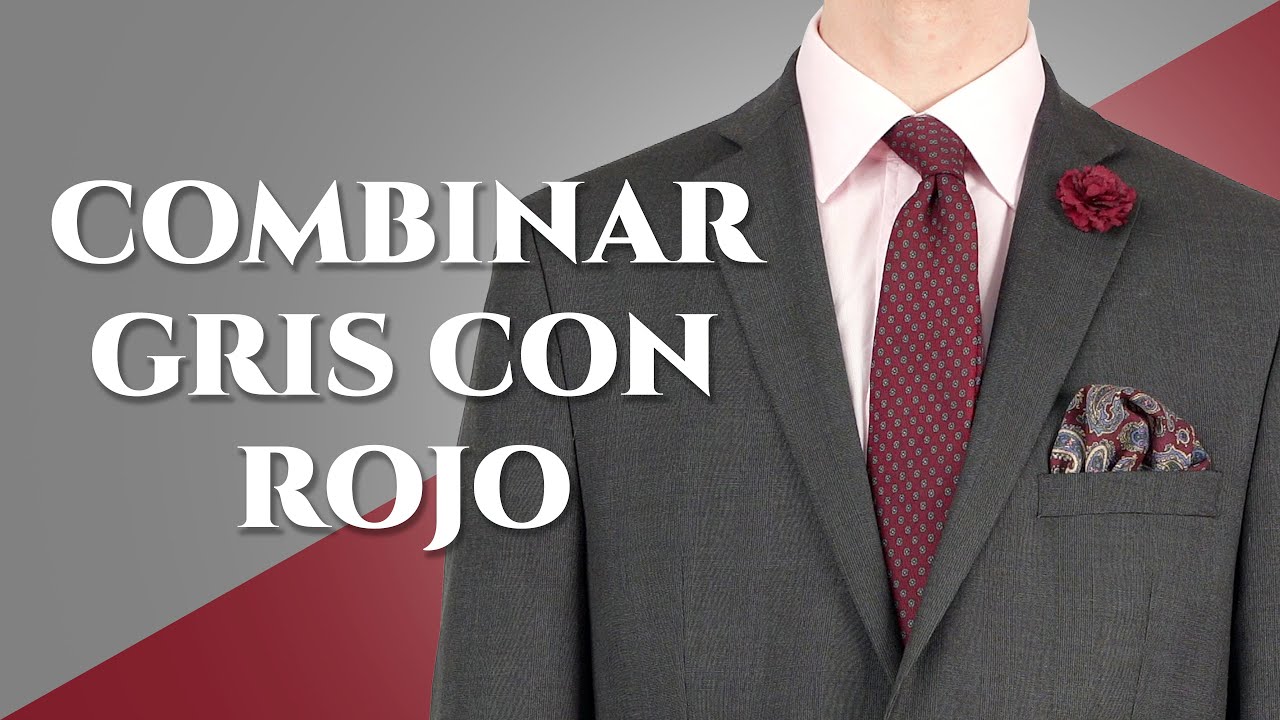 Cómo combinar gris con rojo: combinaciones de colores para gris con rojo en atuendos de moda masculi
