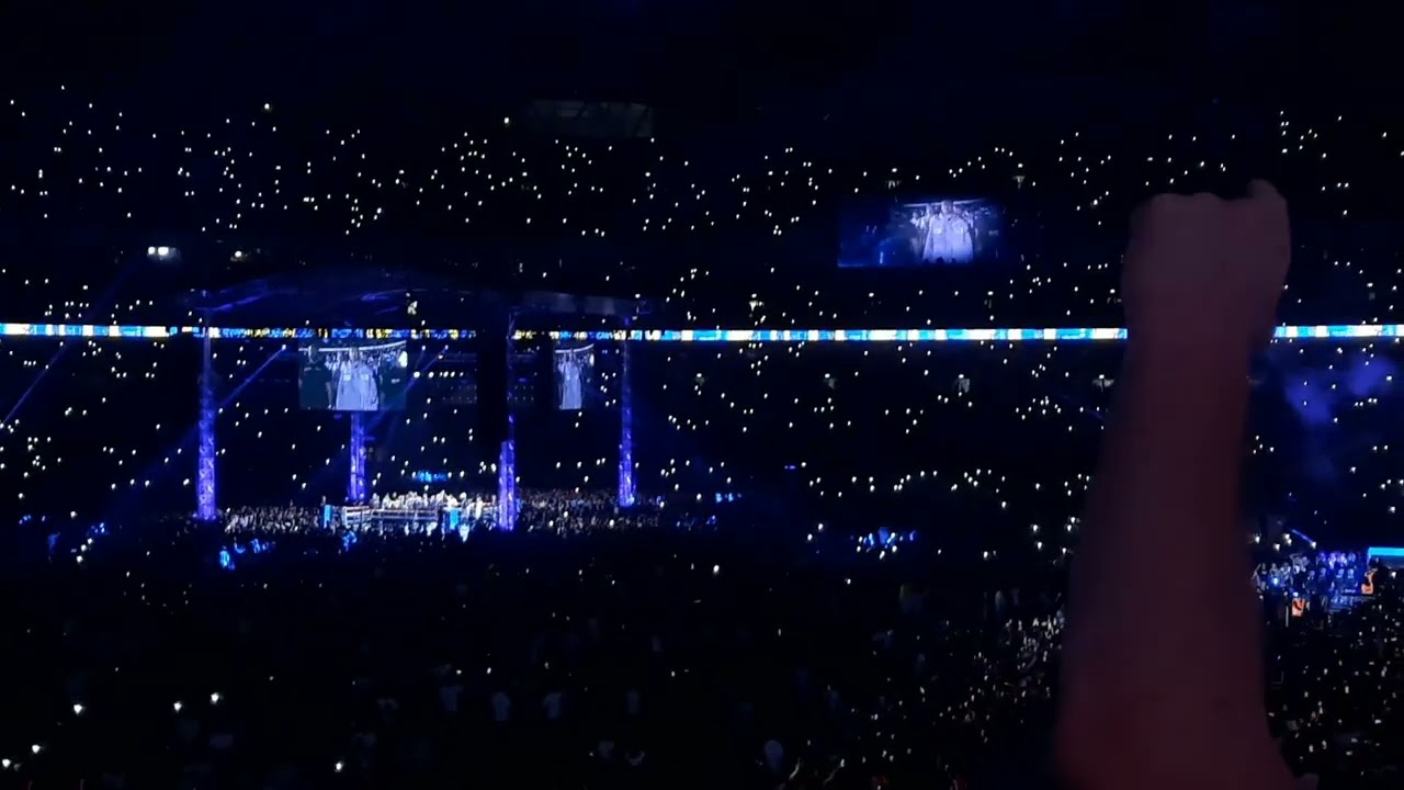 Oleksandr Usyk's Ringwalk at Wembley Stadium #usykdubois2