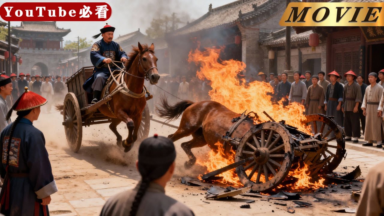 硬磕权臣！和珅家仆仗势欺人驾驶马车横冲乱撞，被清官海升当街烧车辇打压！【铁齿铜牙纪晓岚2】#電影 #古裝#武侠  #中國電視劇