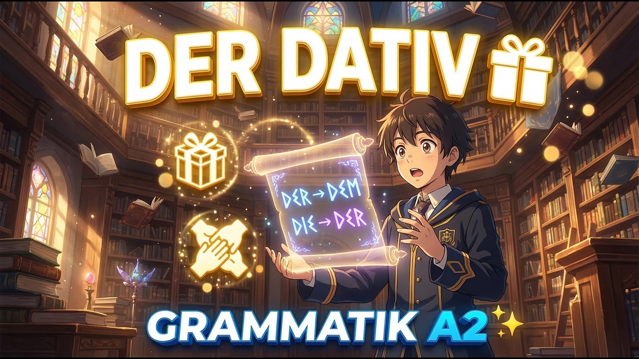 DER DATIV 🎁 | Grammatik A2