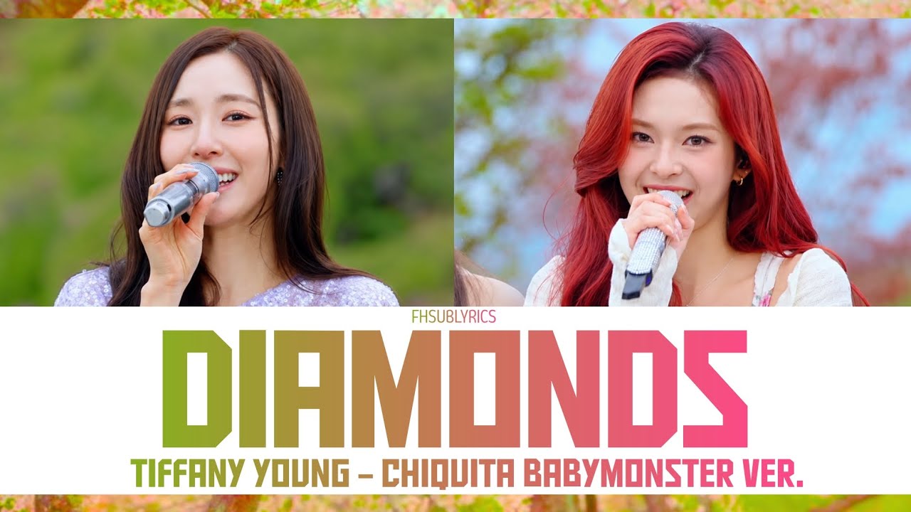 DIAMONDS 💎 - Tiffany , Chiquita BABYMONSTER Ver. (Original. Rihanna) Lyrics. ##babymonster 