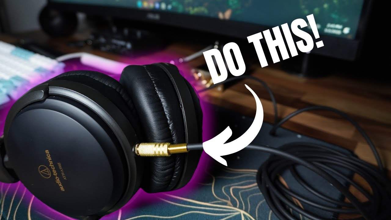 The First ATH-A550z Removable Cable Mod - Audio Technica