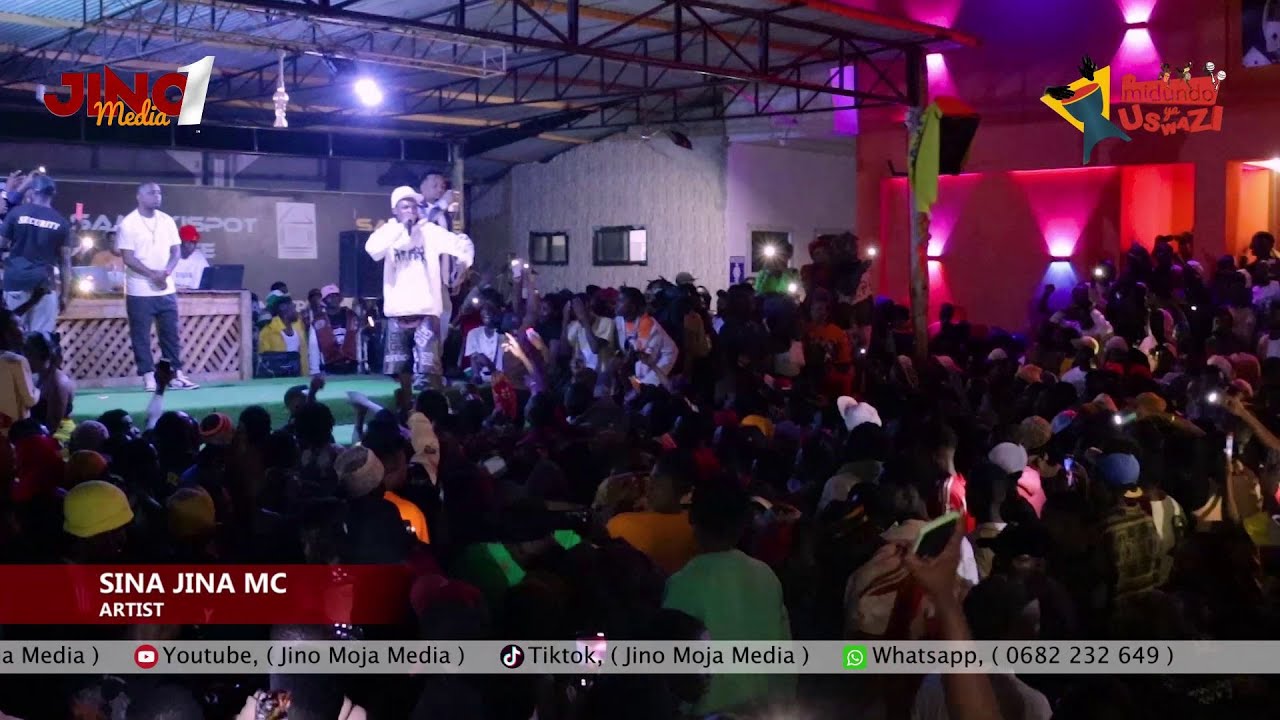 SINA JINA MC | SAMAKI SPOT | MIDUNDO YA USWAZI | LIVE SHOW