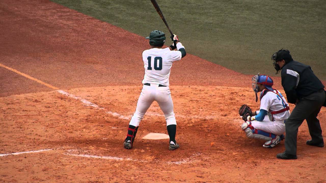 14 東都大学野球　入れ替え戦　専修大学対青山学院大学　渡辺ホームラン