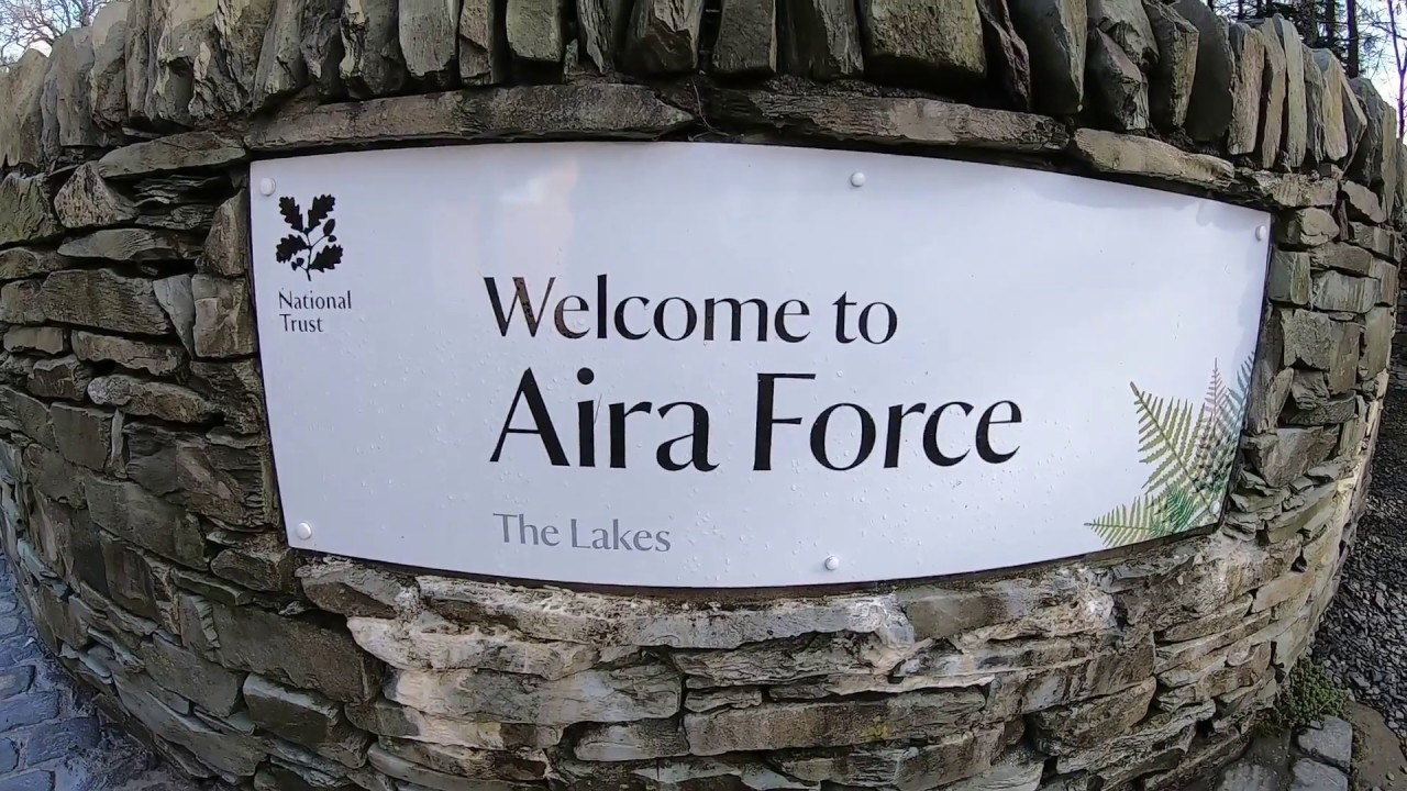 Aira Force waterfall - Lake District - step-by-step
