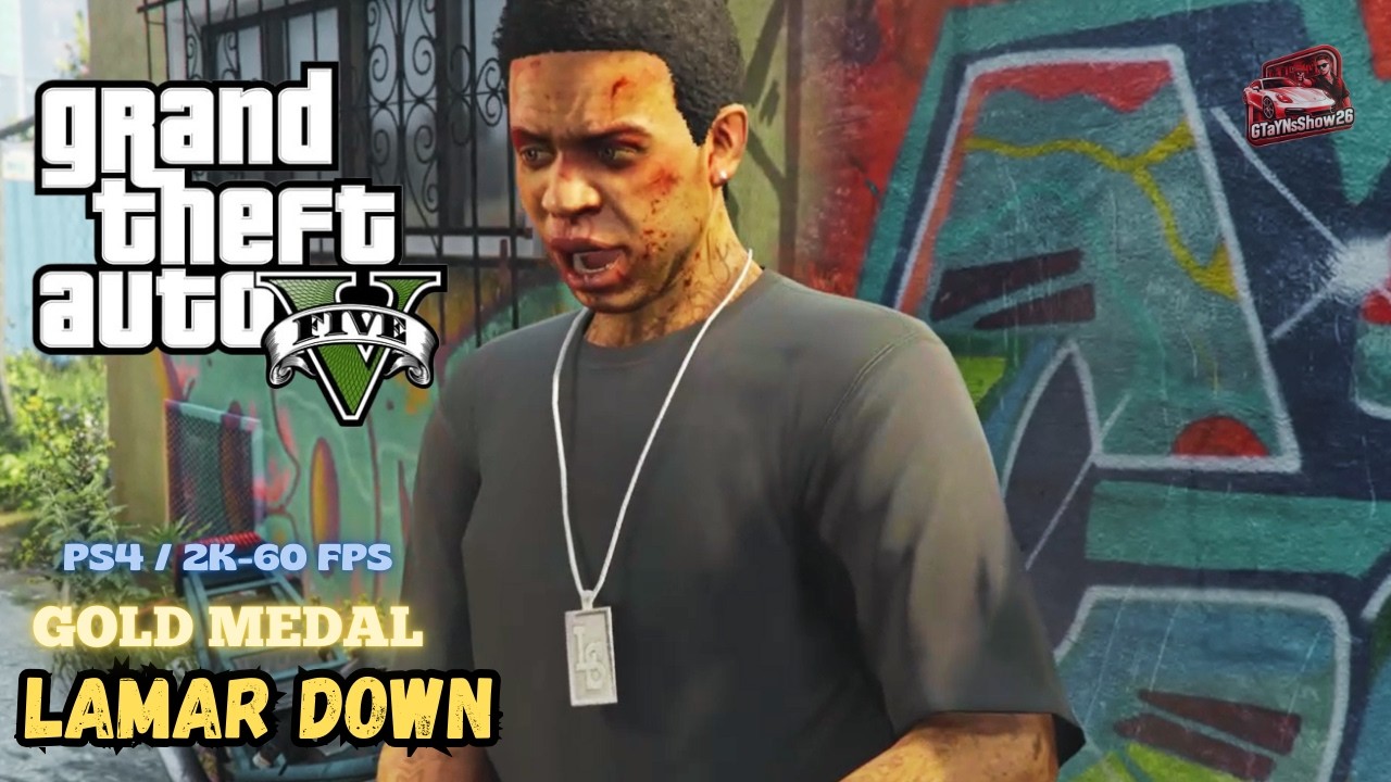GTA 5 - Mission #70 - Lamar Down [100% Gold Medal Walkthrough]