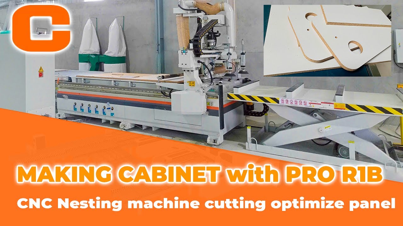 CNC Nesting PRO R1B Cutting Panel Board Make Cabinet | Cabinetmaster CNC