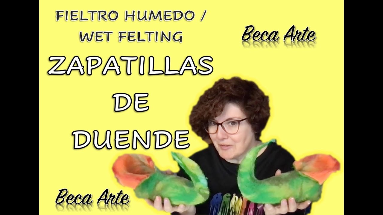 DIY FIELTRO H&Uacute;MEDO, BABUCHAS DE DUENDECILLO PASO A PASO