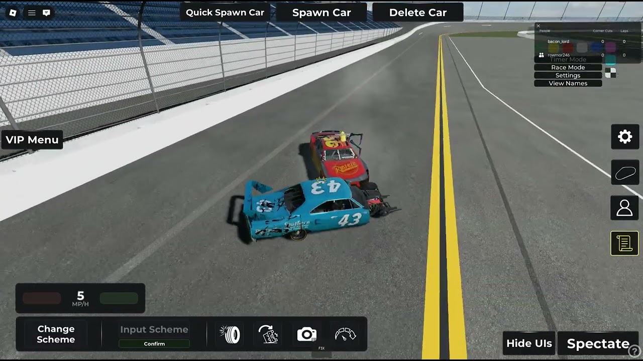 Blud thinks he's lightning mcqueen (knock off cars)