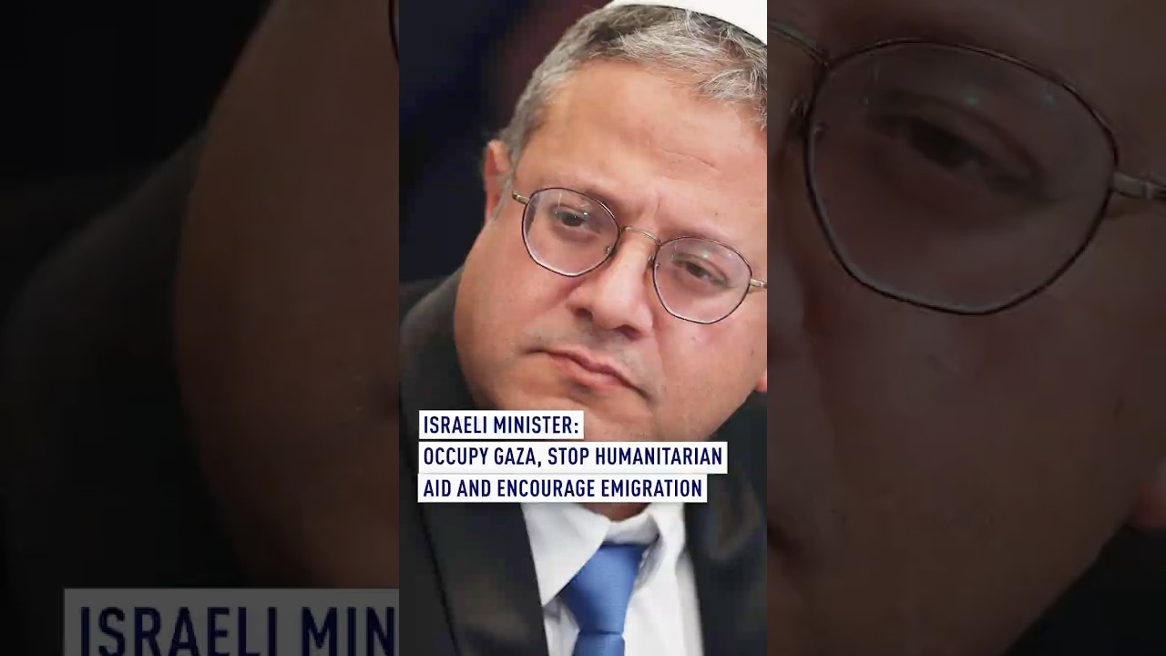 Israeli Minister: Occupy Gaza, stop humanitarian aid and encourage emigration