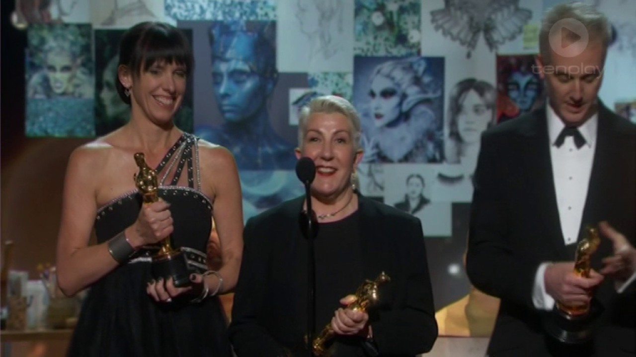 Angela Bishop Covers The 2016 Oscars