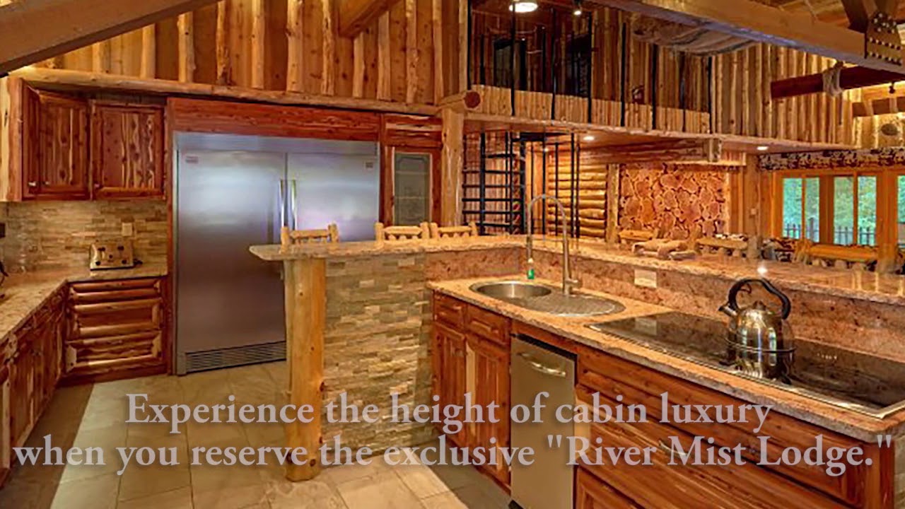 River Mist Lodge Reunion and Family Cabin on the River in Gatlinburg, TN