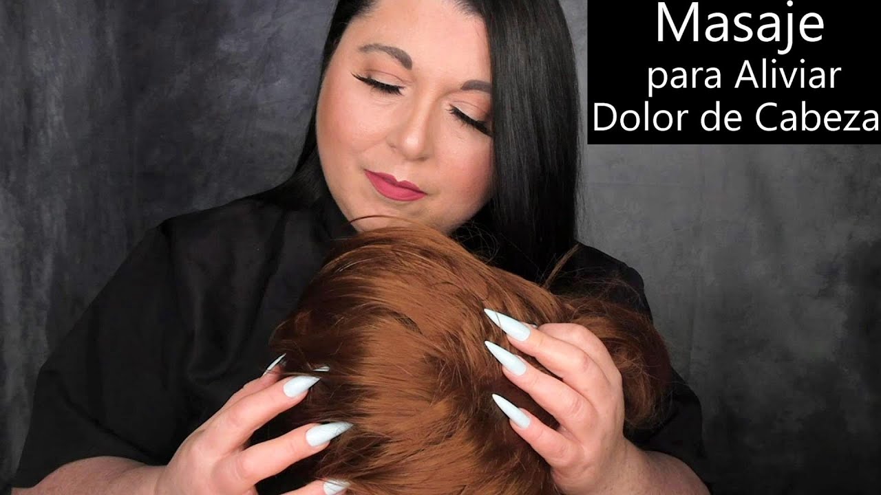 ASMR Relaxing Scalp Massage for Headache Relief | Masaje de Cuero Cabelludo, Spa | ASMR en Español