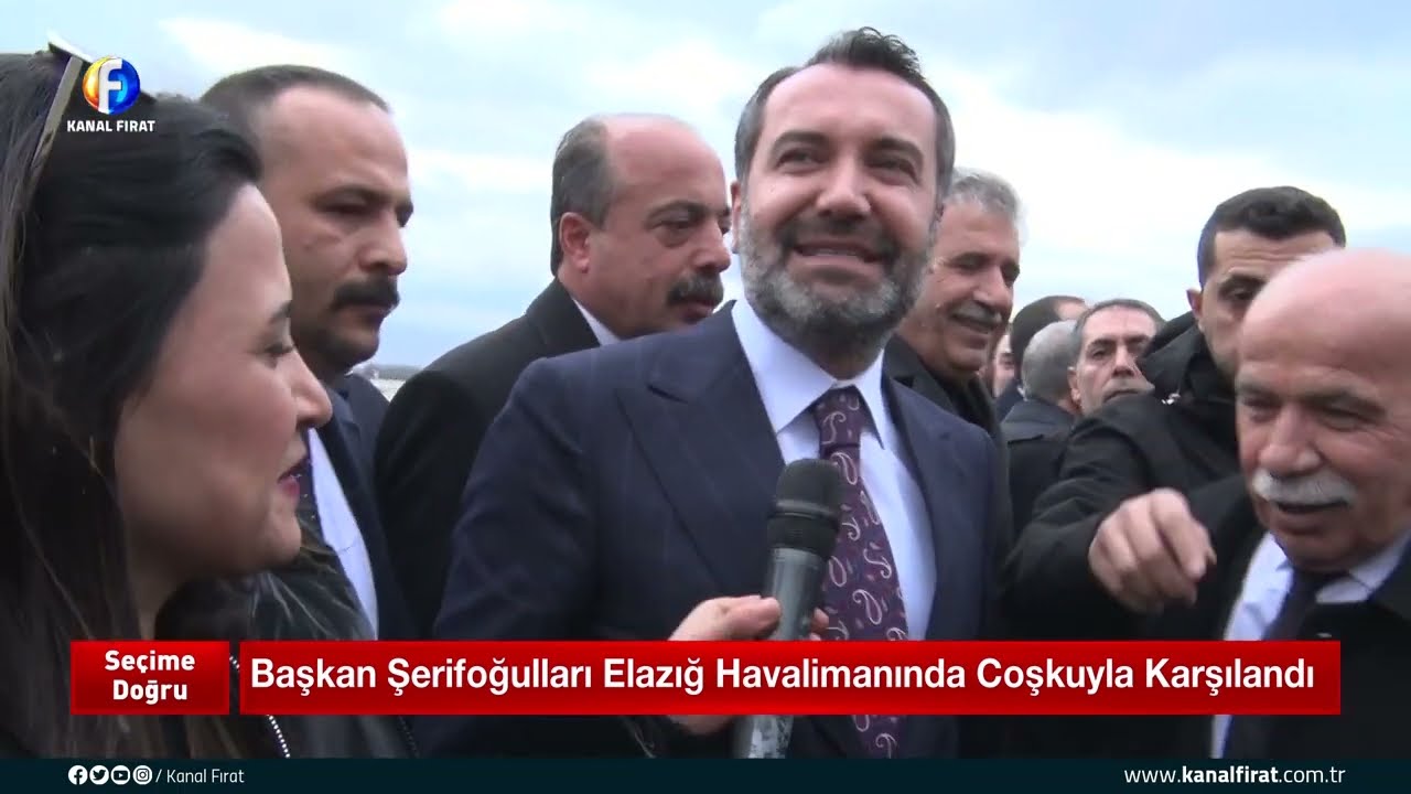 Seçime Doğru Ak Parti Elazığ Belediyesi Başkan Adayı Şahin Şerifoğulları'nın Karşılnması 09 01 2024