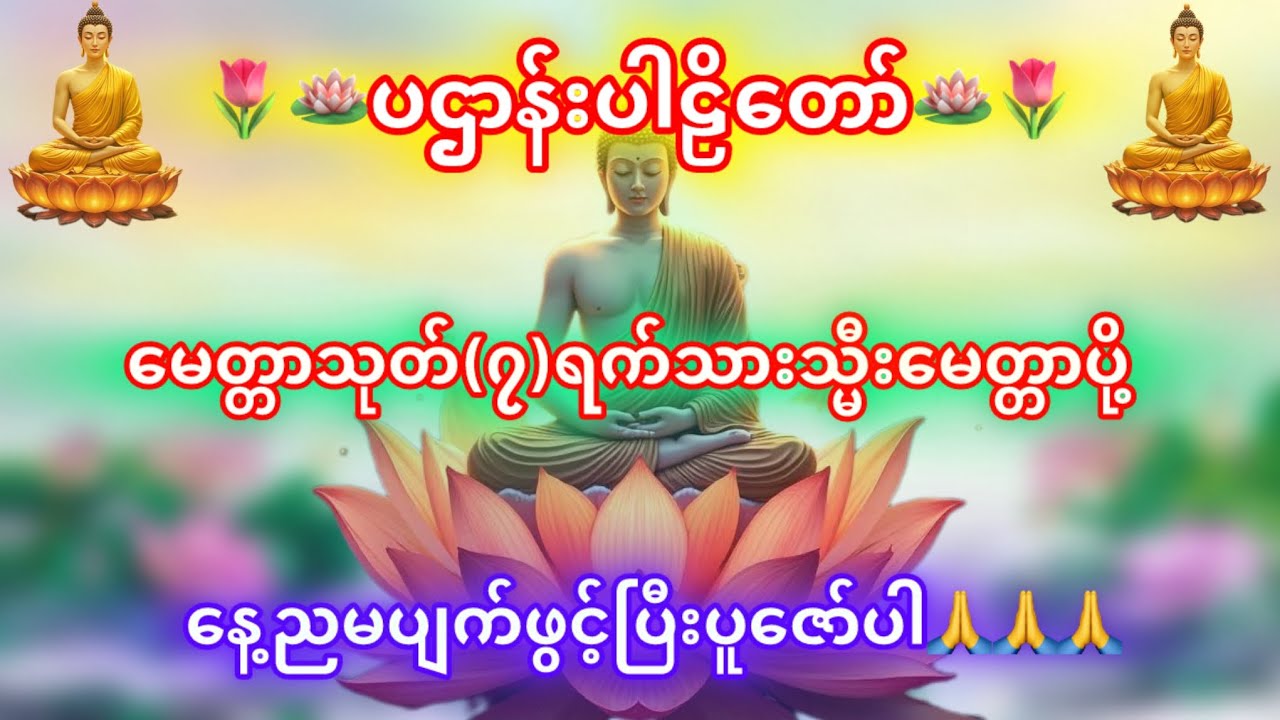 ပဌာန်းဒေသနာတော် နေ့ညမပျက်ပူဇော်ပါ