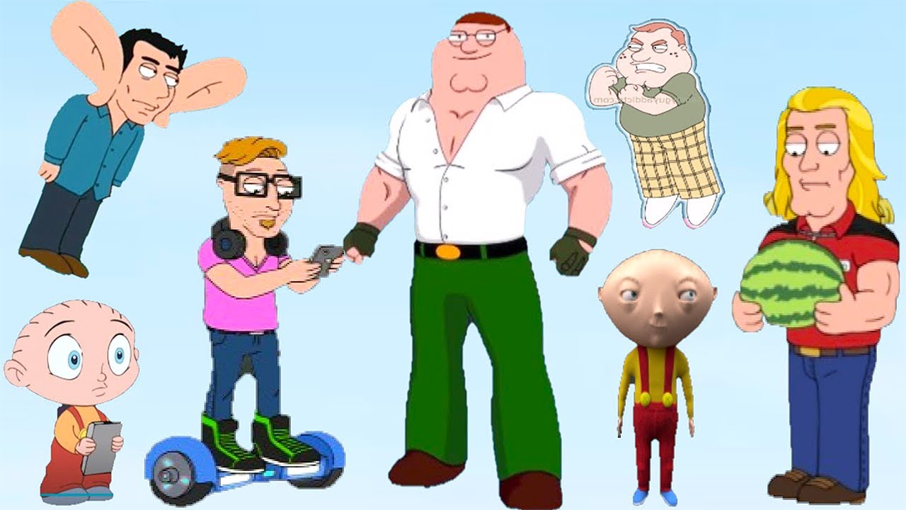 FIND the FAMILY GUY *How to get ALL 25 NEW Family Guy Characters* Roblox