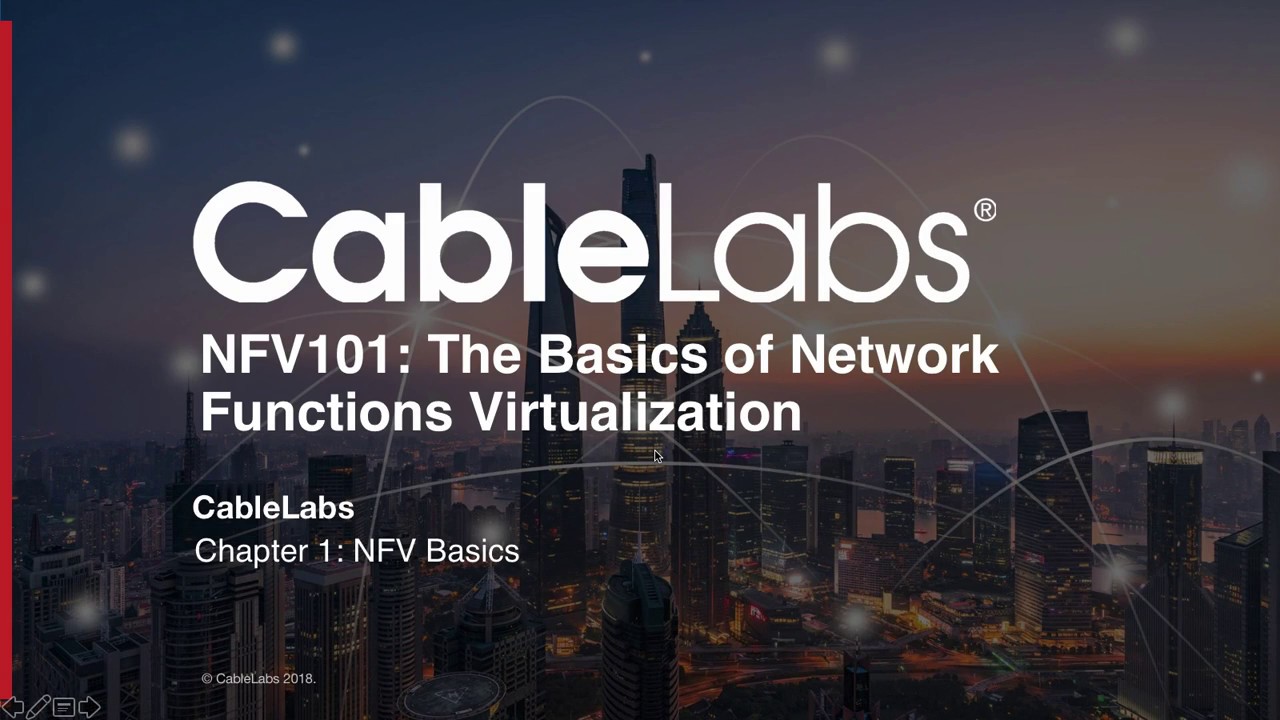 NFV 101 Chapter 1: NFV Basics