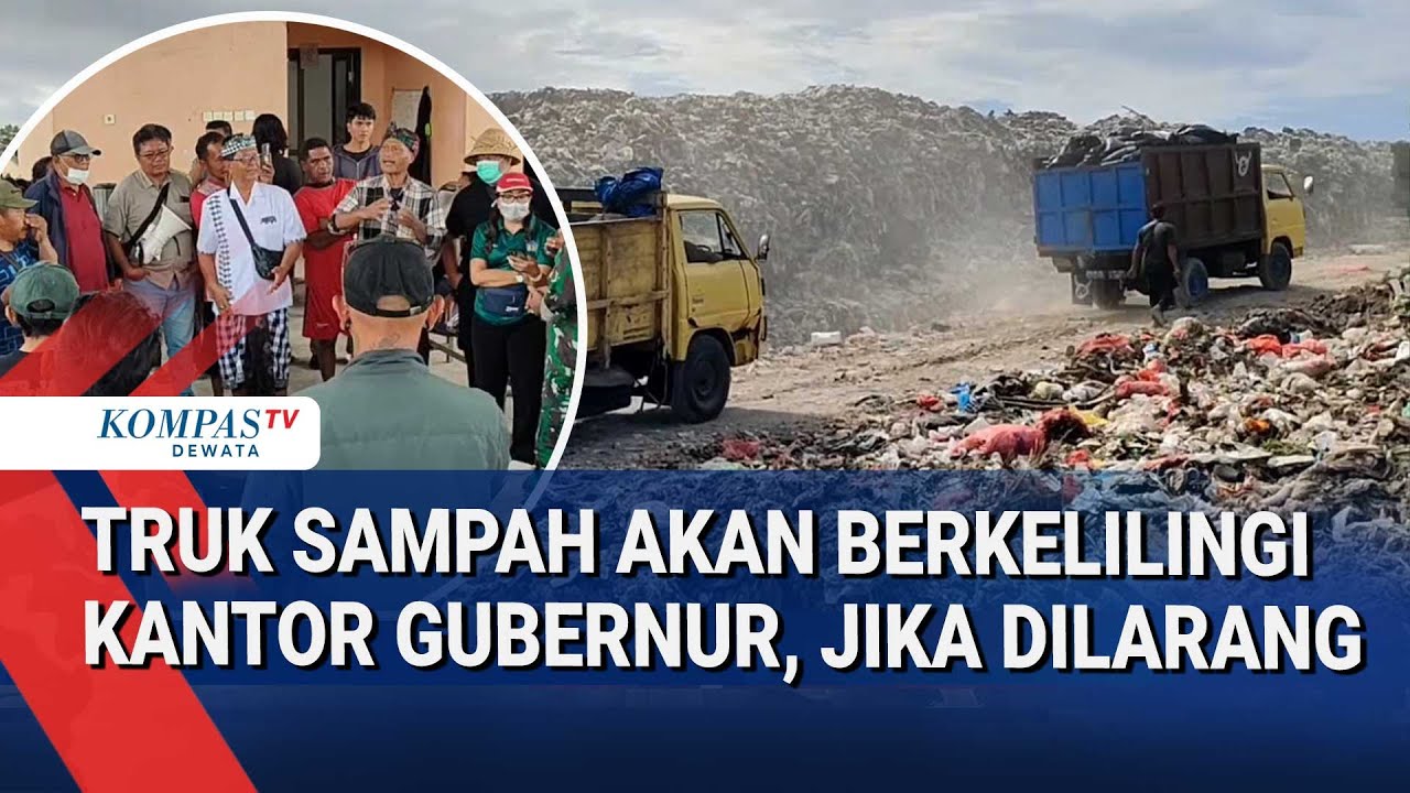 Jika Dilarang Swakelola Sampah Ancam Bawa Truk Sampah Berkelilingi Kantor Gubernur (1/8/2025)