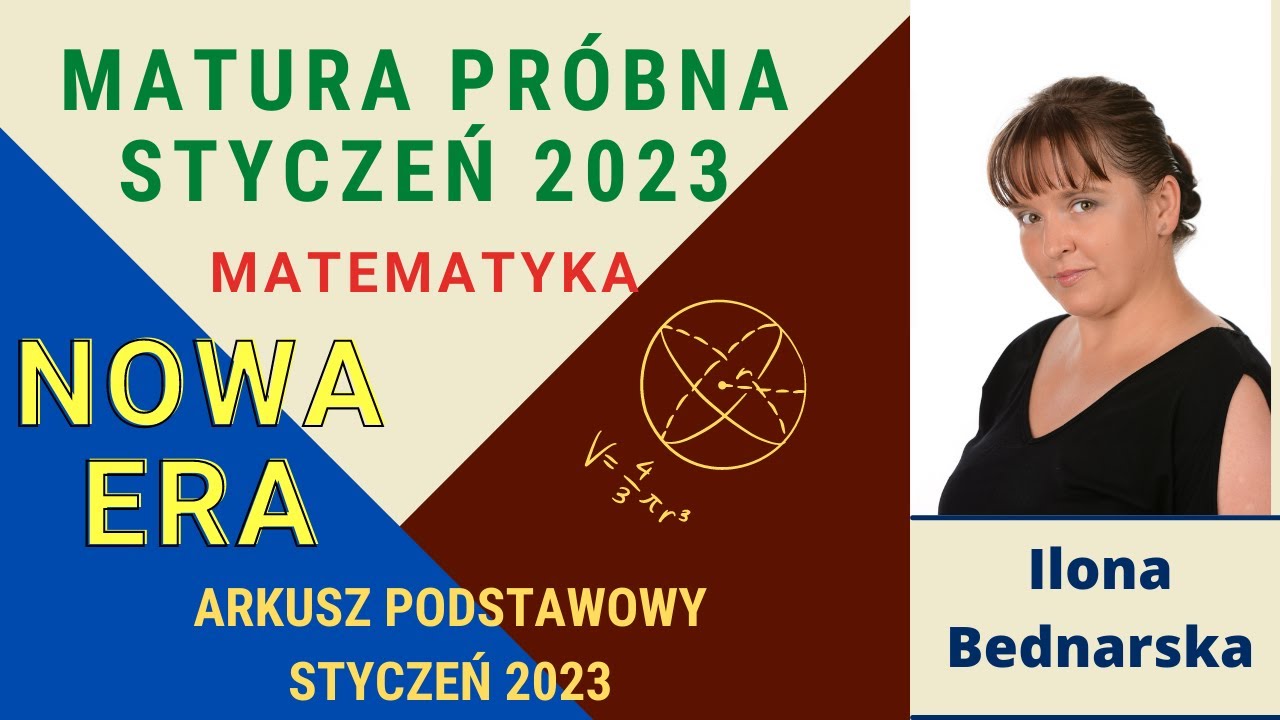 Podaj wzór i dziedzinę funkcji opisującej zależność pola trójkąta ABC od m. Oblicz współrzędne