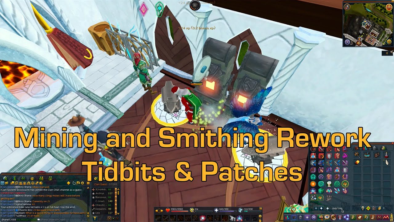 Mining and Smithing Rework Tidbits and Patches | Weekly RuneScape Byte
