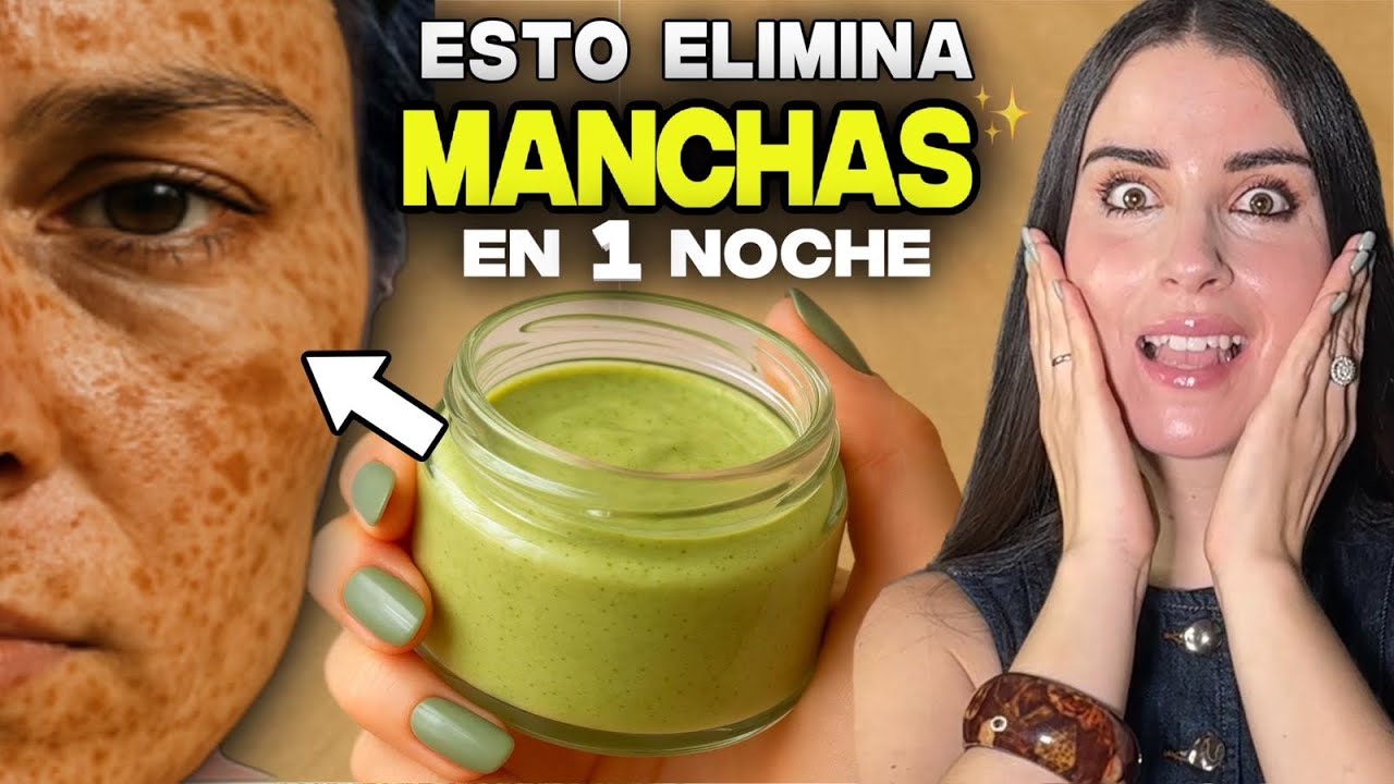 ESTO TE ACLARA Y TE QUITA MANCHAS EN 1 NOCHE!