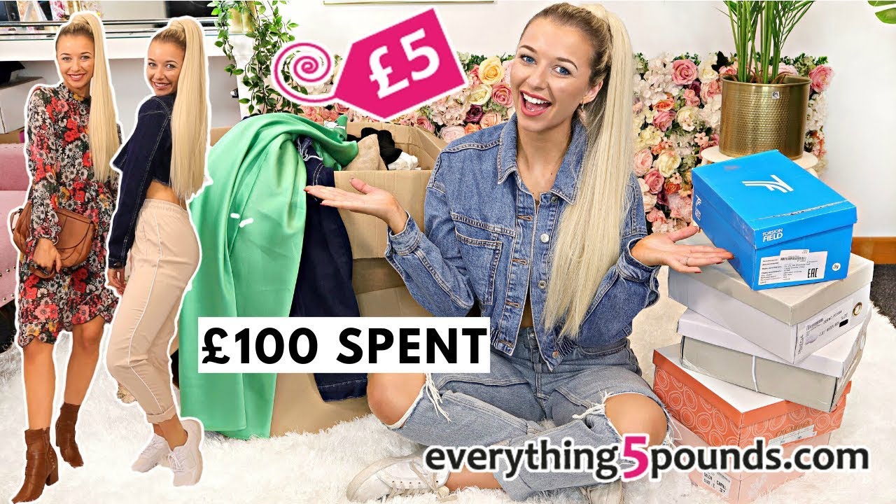 NEW IN EVERYTHING5POUNDS.COM TRY ON HAUL 2020 / *is this a scam!??*