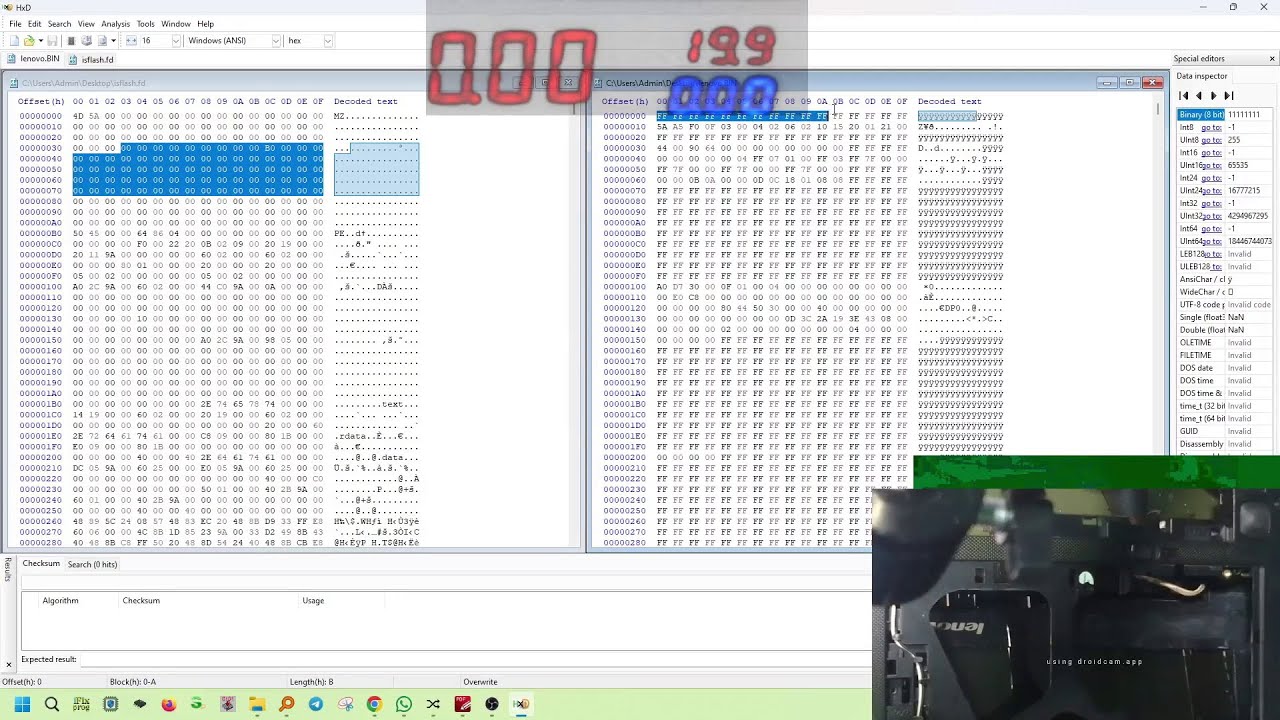Lenovo Z40-70 No display .. Bios editing exe to bin
