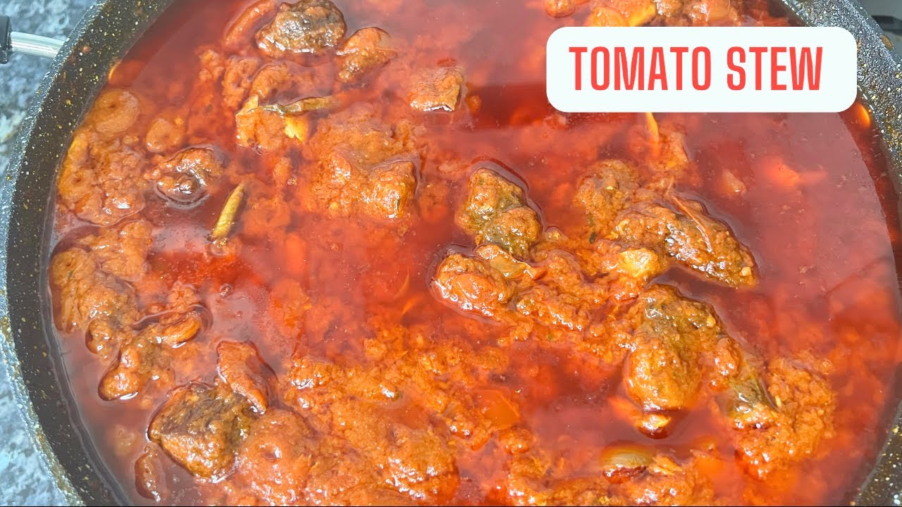TOMATO STEW RECIPE ( how to prepare tomato stew step by step)