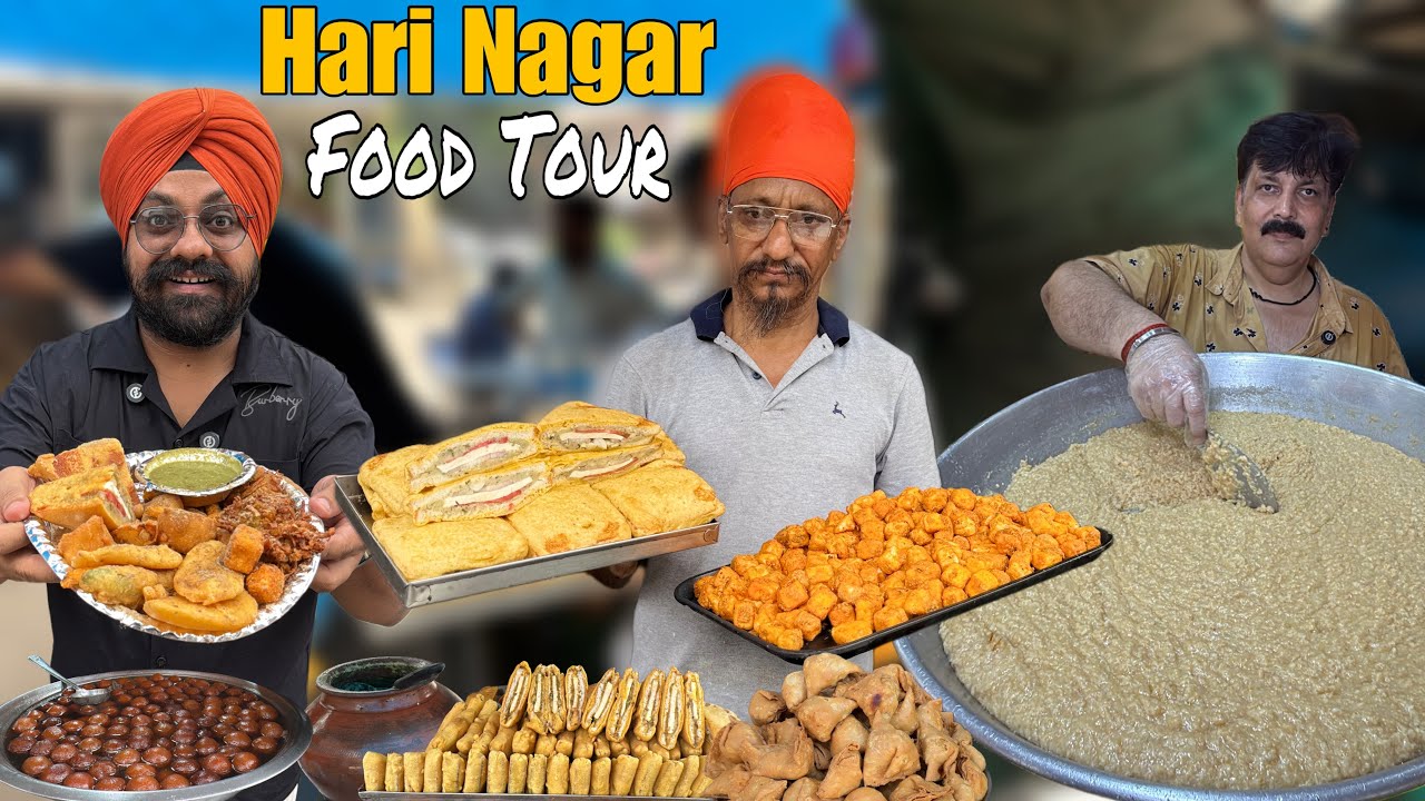 Best Street Food of Hari Nagar😍Bindra Pakode , Bedmi Poori , Malai Burfi