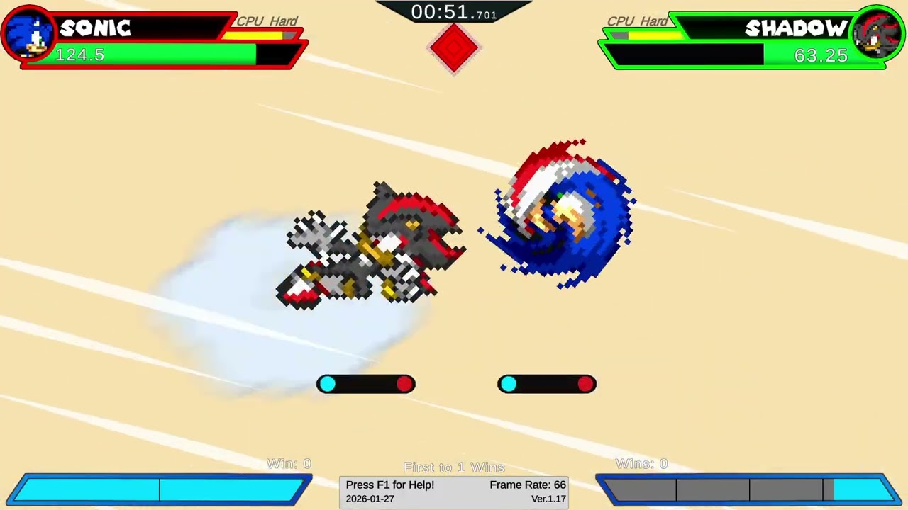Sonic vs Shadow