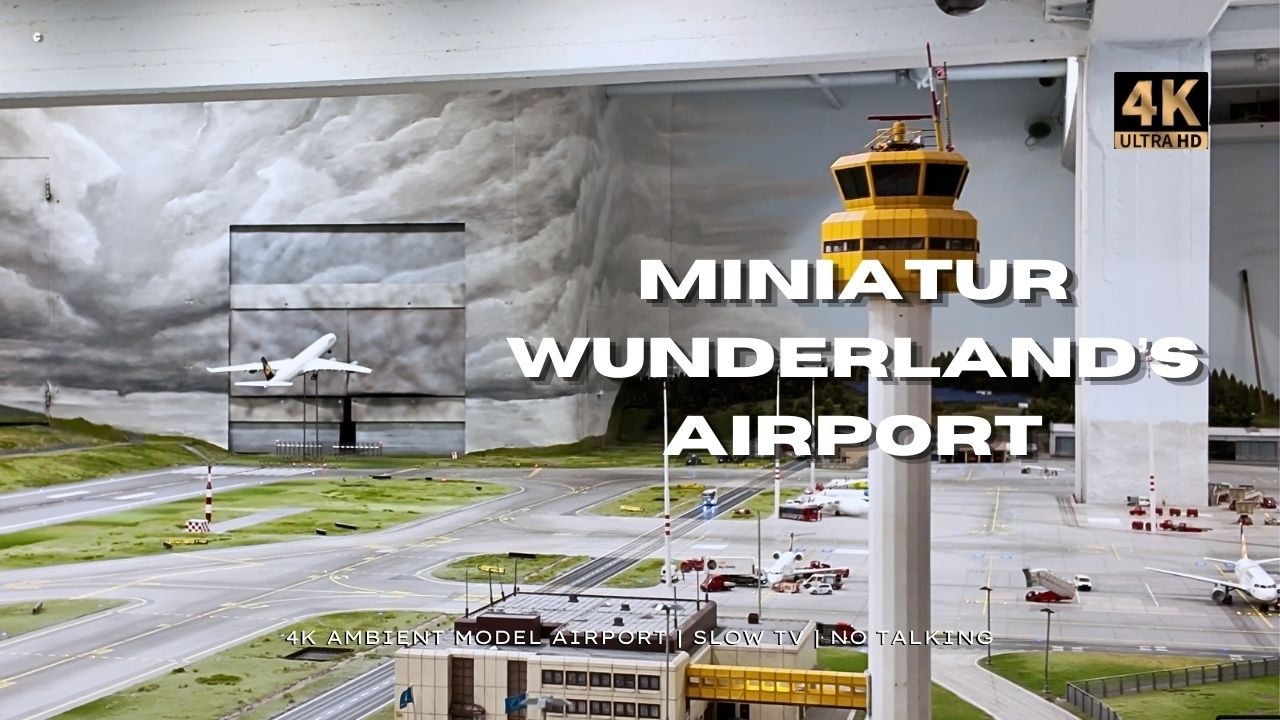 Knuffingen Airport at Miniatur Wunderland | Hamburg | 4K