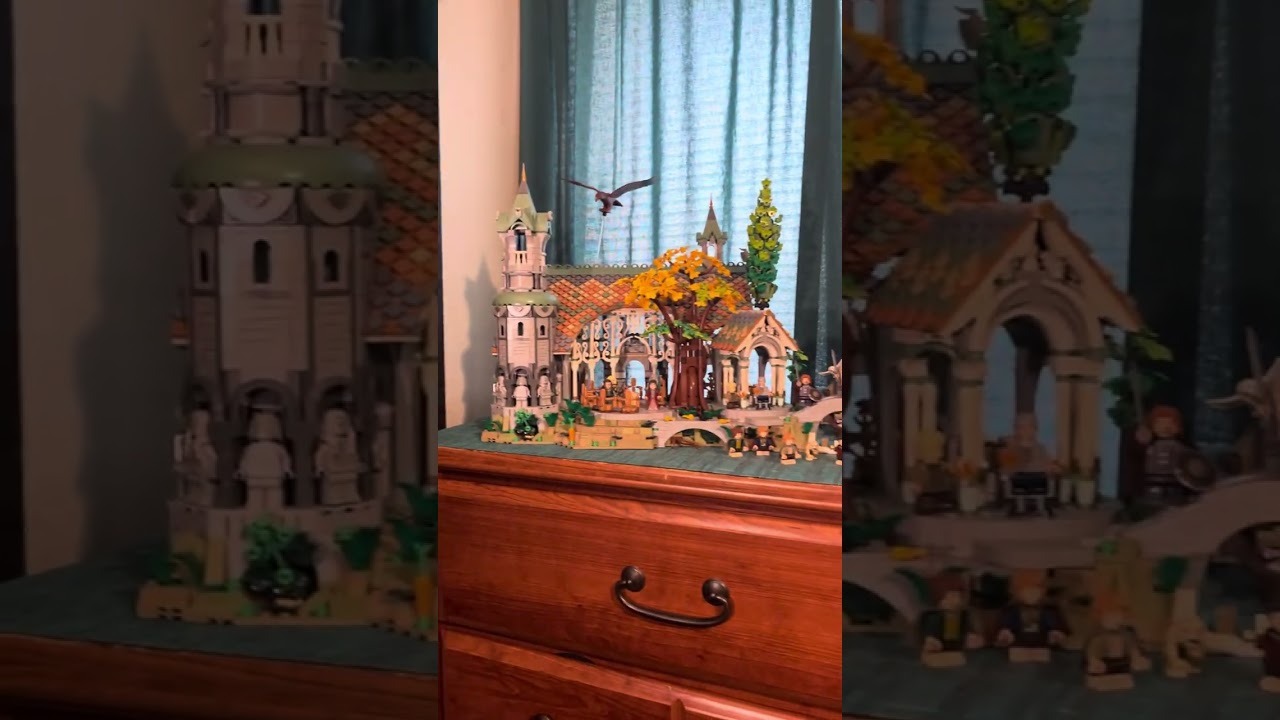 LEGO Room Tour Updates July 2024 LOTR SW HP Been a while since last video