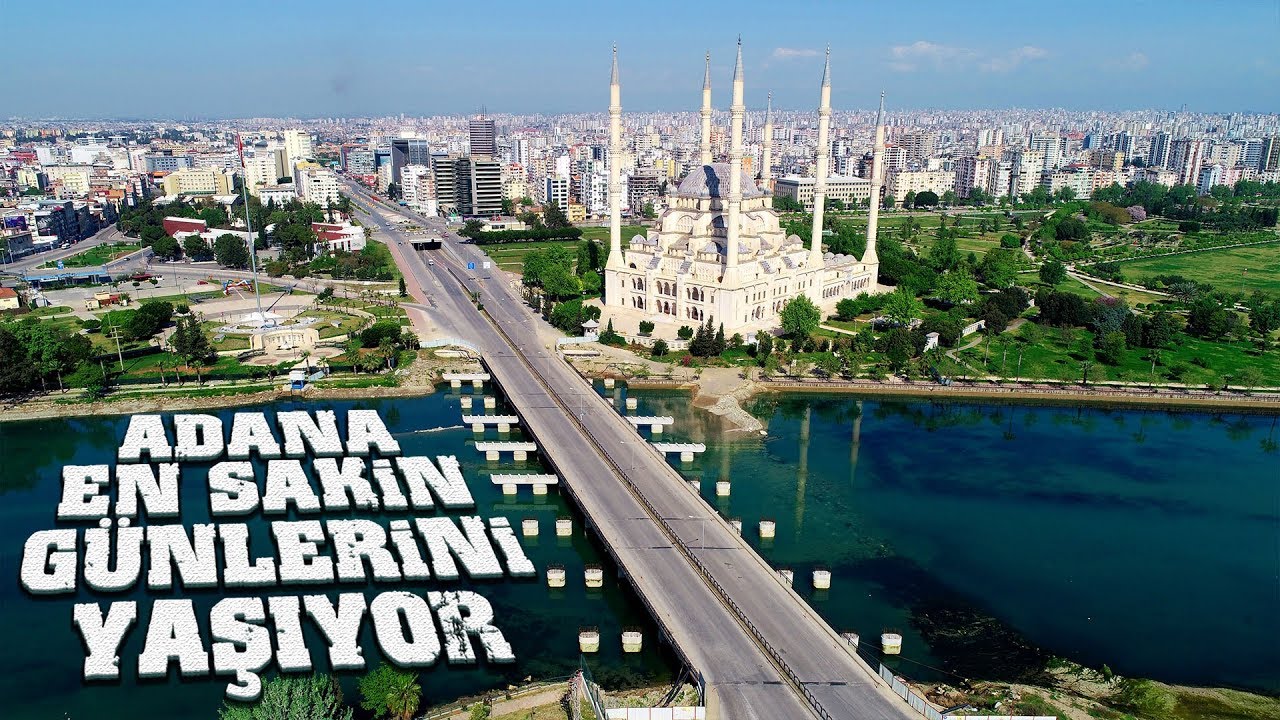 Adana’nın Cadde ve Sokakları Bomboş Kaldı