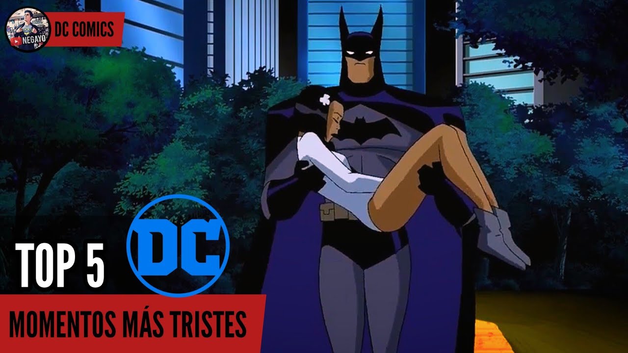 MOMENTOS MÁS TRISTES EN DC COMICS | ANIMACIÓN | MI TOP 5
