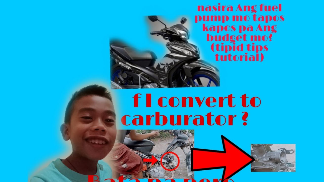 paano mag converted Ng f I sa carburator Yamaha Vega force