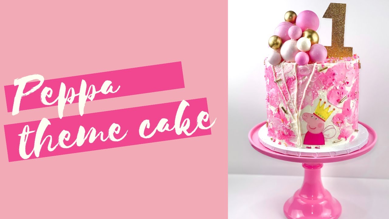 Peppa pig cake tutorial