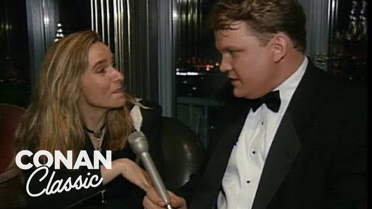 Andy Crashes A Grammy Party | Late Night with Conan O’Brien