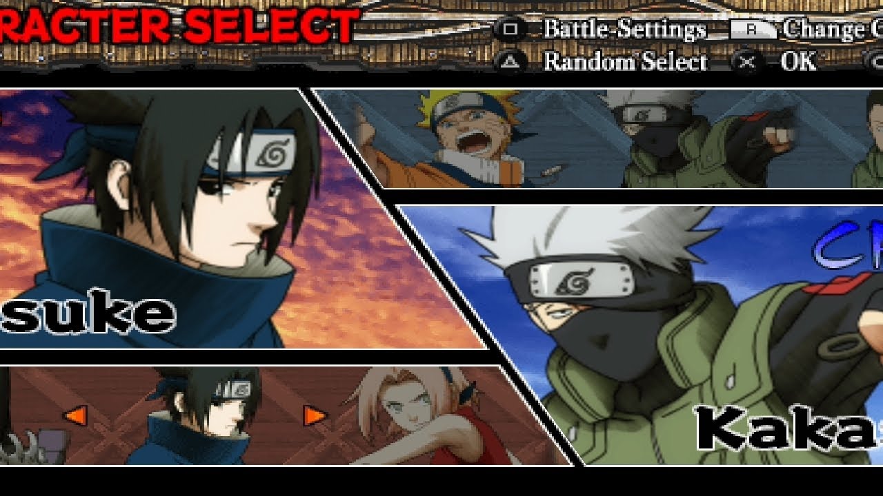 SASUKE VS KAKASHI (INSANE) - NARUTO SHIPPUDEN: ULTIMATE NINJA HEROES 2