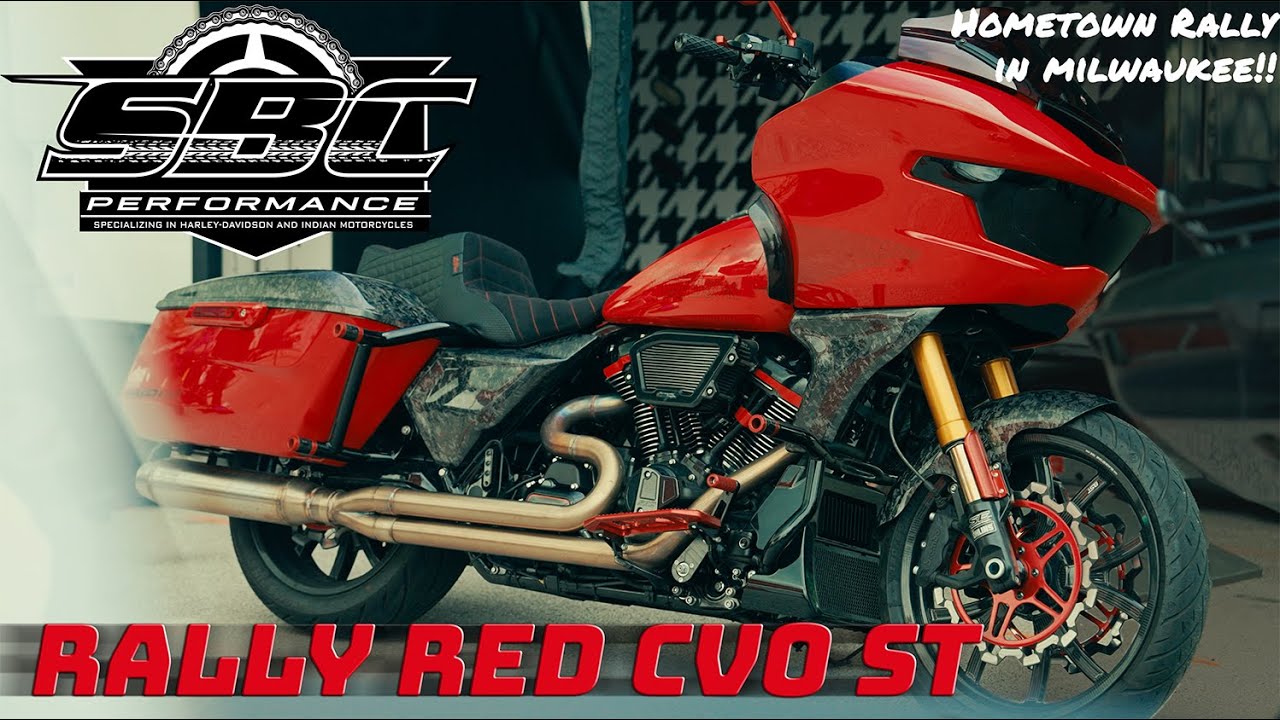 Harley Rally Red CVO ST w/ ALL the goods - Hometown Rally