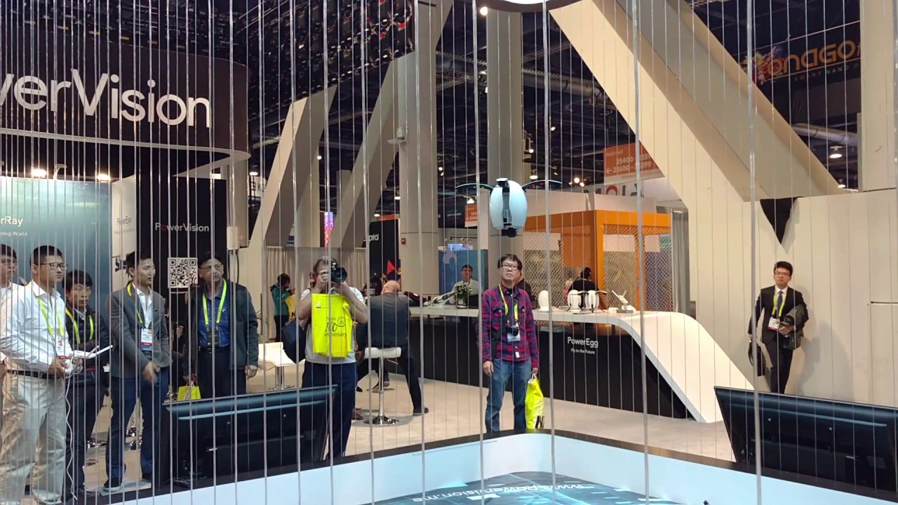 Deploy Landing Struts! - PowerVision PowerEgg Drone at CES 2017