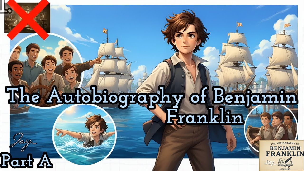Benjamin Franklin :The Autobiography of Benjamin Franklin | Hindi Explanation | Part A