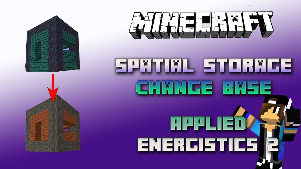 Change Colour of your Base - Spatial Storage 📀 Minecraft Applied Energistics Tutorial 📀 English 📀