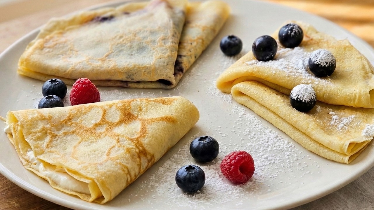 How to Make Perfect French Pancakes (Crêpes) at Home ✨ | Thin, Soft & Delicious