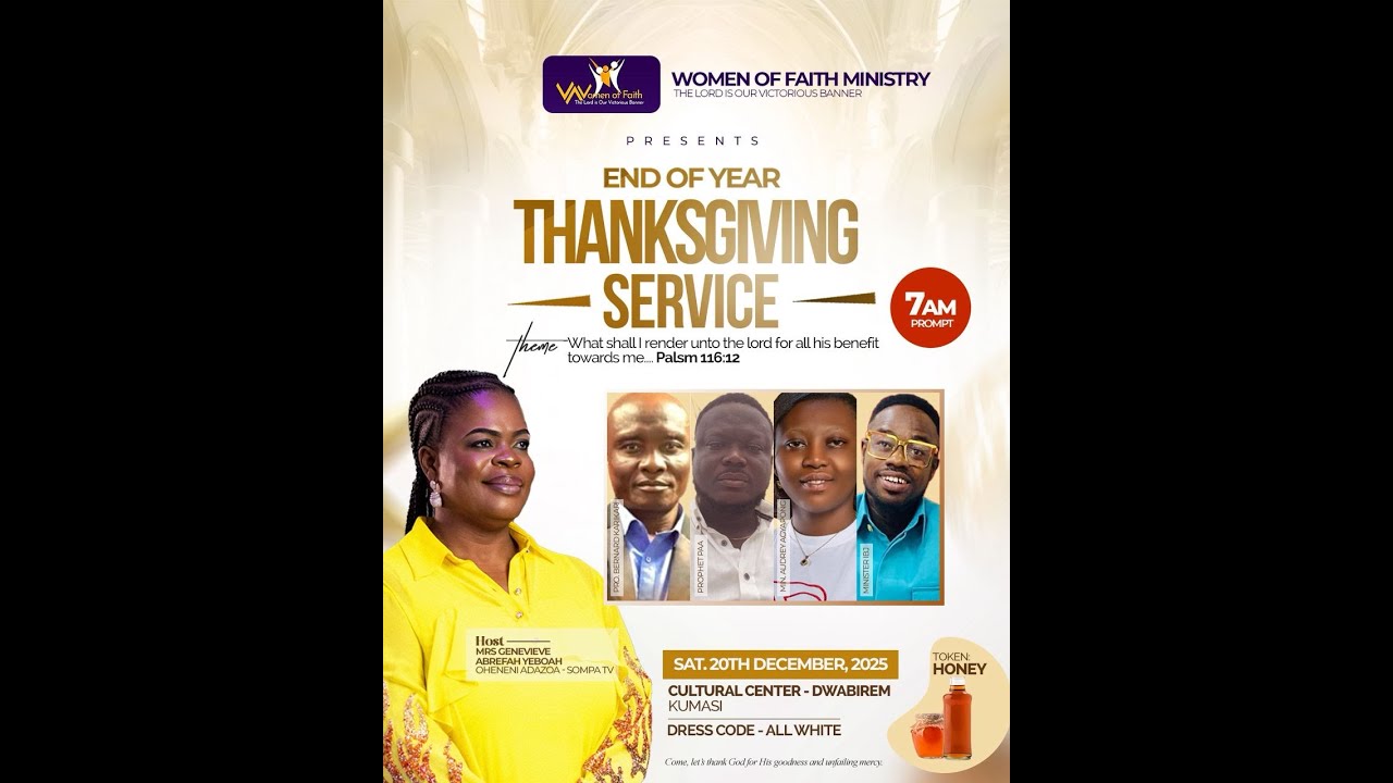 End of Year Thanksgiving Service