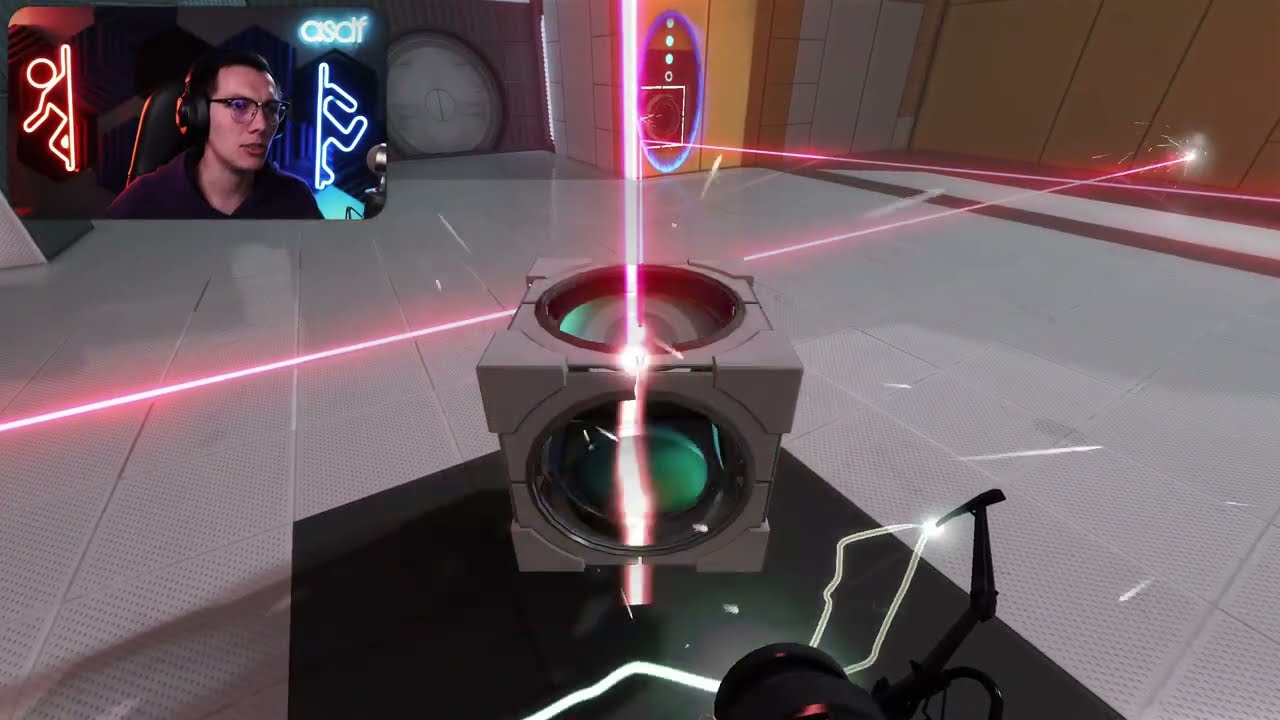 BLUE GEL, LIGHT BRIDGE, AND LASERS... OH MY | Portal 2 Maps