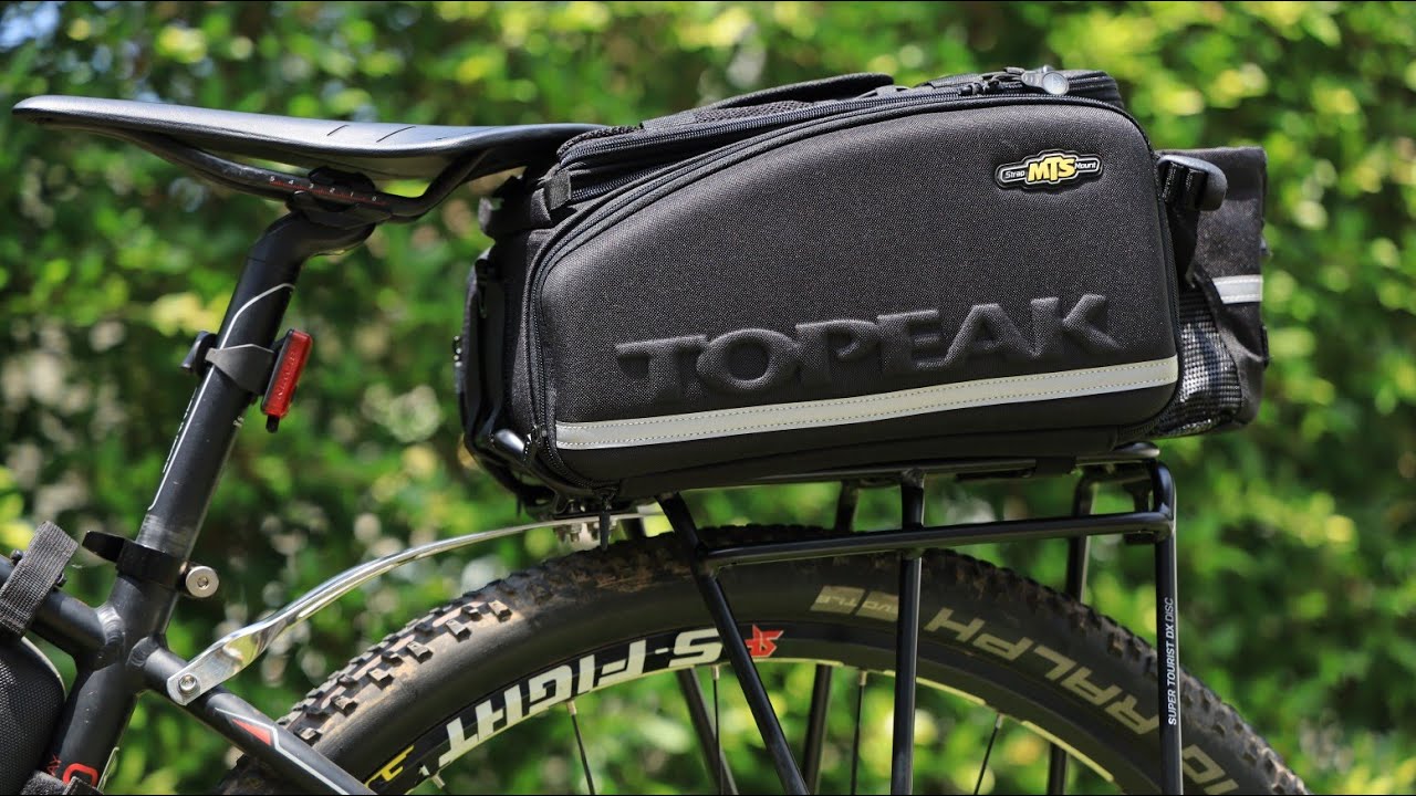 Installing TOPEAK TRUNKBAG DXP and SUPER TOURIST DX RACK on MTB