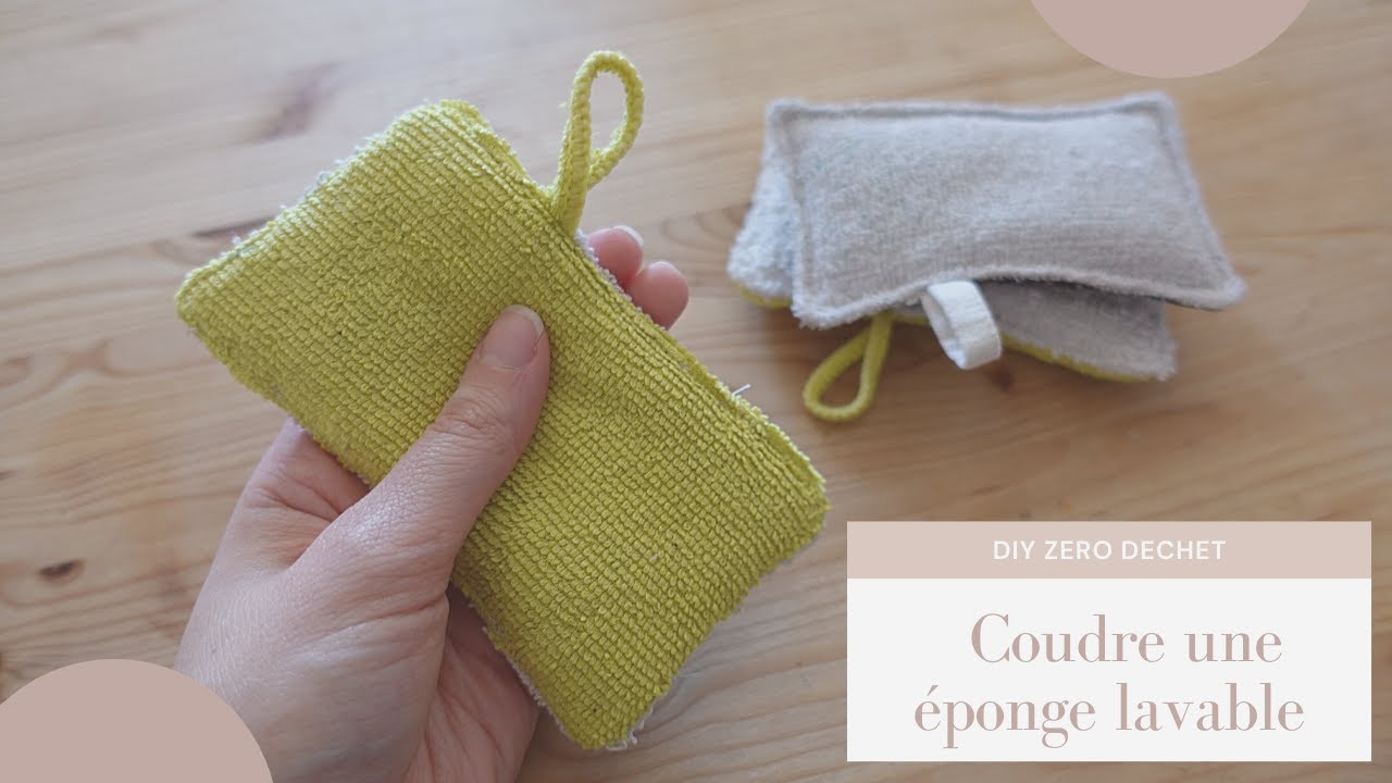 DIY éponge lavable | ZÉRO DECHET